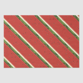 Papel para tecidos de melancia de aquarela vermelh