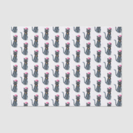 Papel para tecidos de Natal de Gato Preto