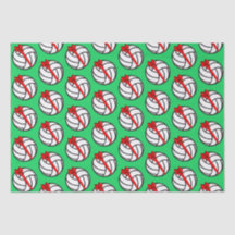 Papel para tecidos de Natal de Voleibol