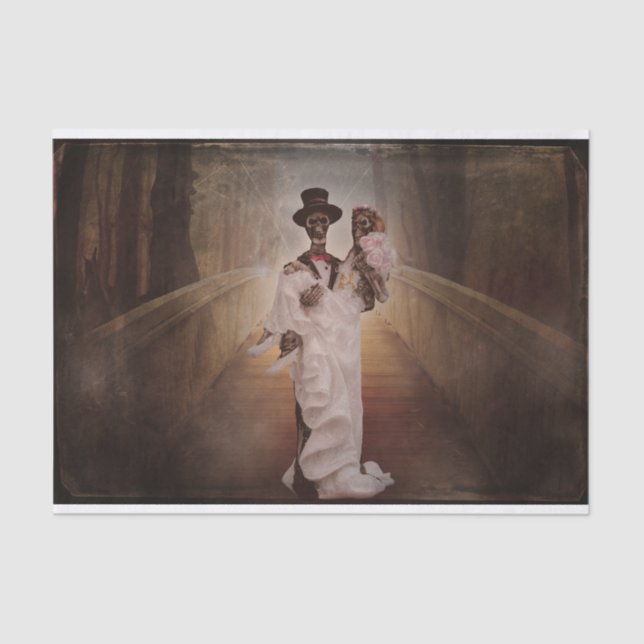 papel para tecidos de noiva e de noivos (Frente )