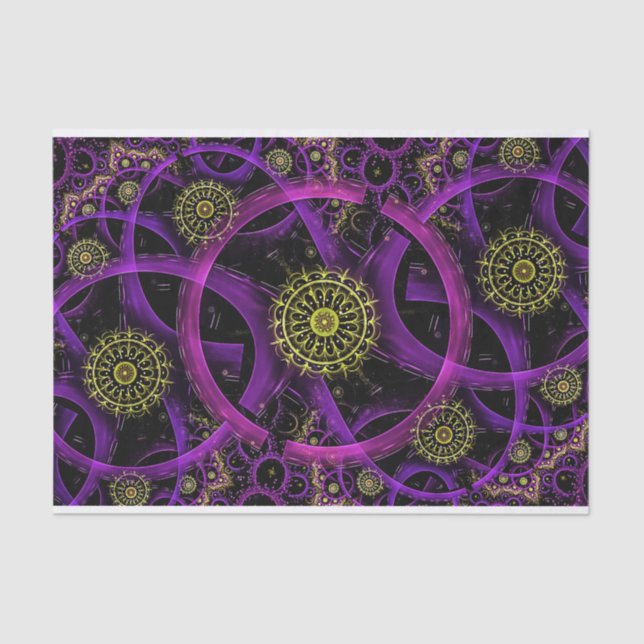 Papel para tecidos de ouro para meditação (Frente )