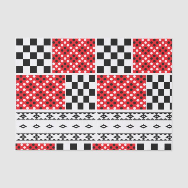 Papel para tecidos decorativos (Frente )