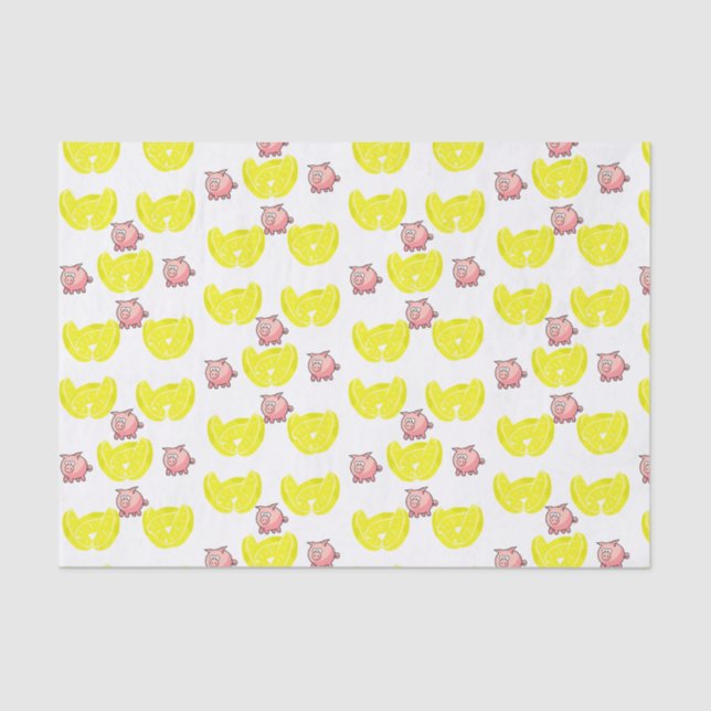 Papel para tecidos decorativos (Frente )