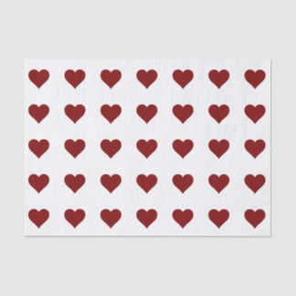 Papel para tecidos do CORAÇÃO RED