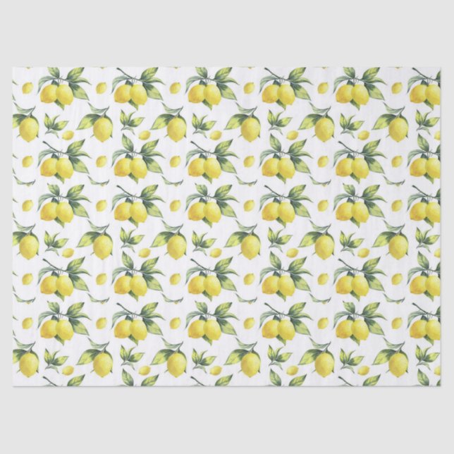 Papel para tecidos e desligamento - Lemon (Frente )
