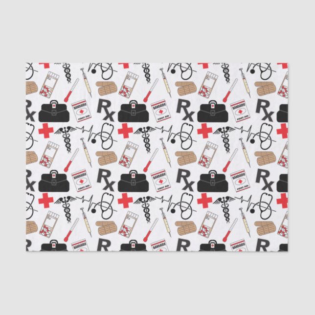 Papel para tecidos médicos (Frente )