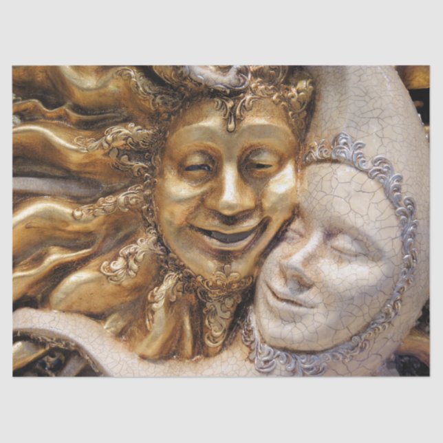 papel para tecidos solar e lua (Frente )