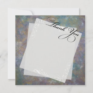 Papel pastel multicolorido obrigado cartões