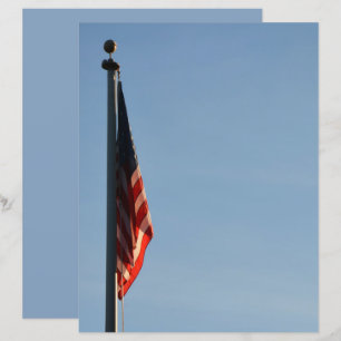Papel Patriótico de Bandeira Americano