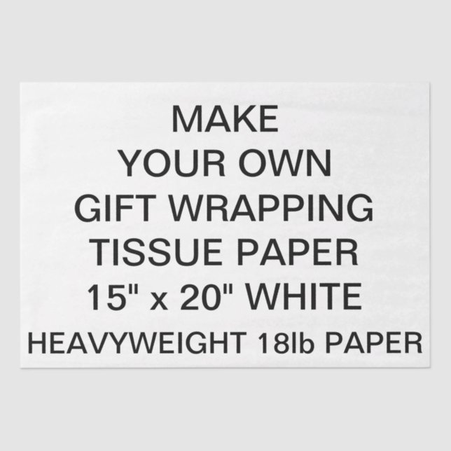 Papel personalizado de empacotamento de tecidos es (Frente )