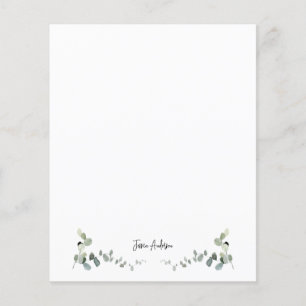 Papel Personalizado Eucalyptus Greenery