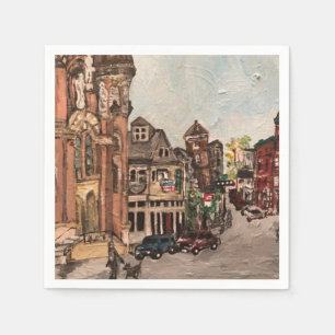 Papel Pintura de pouca Italia, Cleveland nos guardanapo