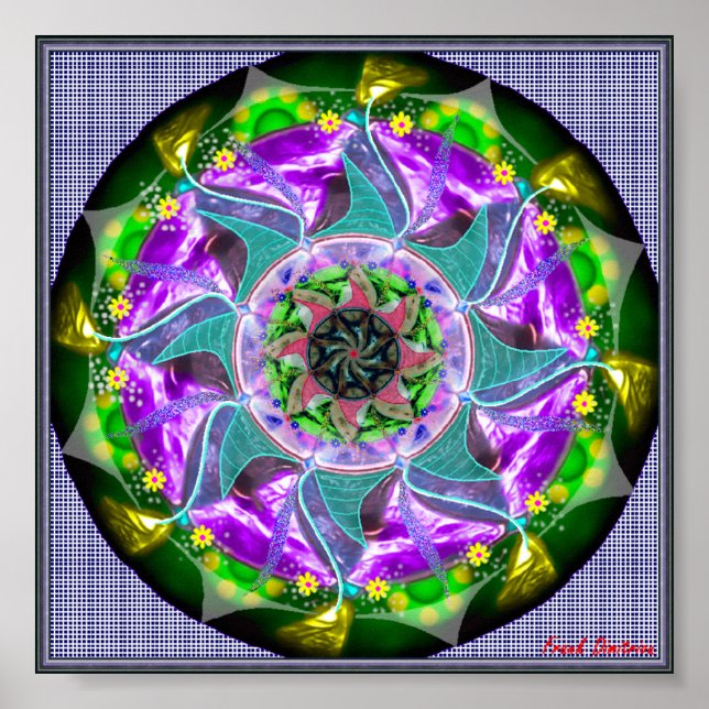 Papel Poster de 6" x 6", valor (Matte) (Frente)