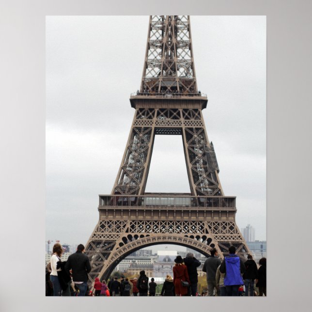 Papel Poster de torre Eiffel (Matte) (Frente)