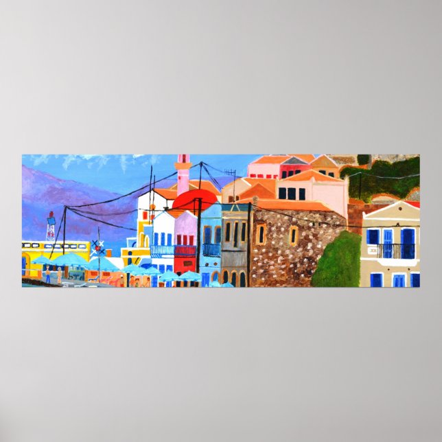 Papel Poster de Valor Costeiro Grego (Matte) (Frente)