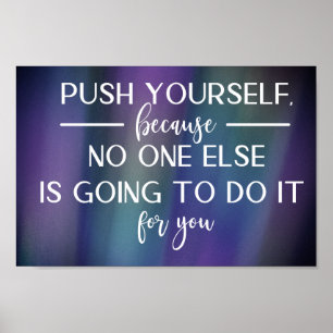 Papel Poster de Valor de Impressão Motivacional (M
