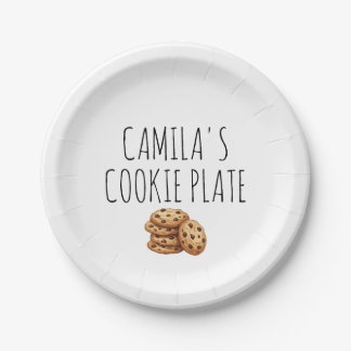 Papel Prato de Biscoitos Personalizado