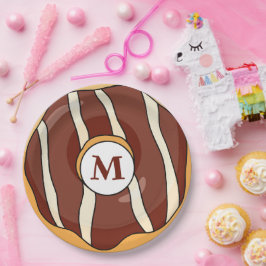 Papel Prato de Donut