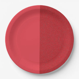 Papel Prato de Evento Vermelho Tomate Two-Tone – Persona