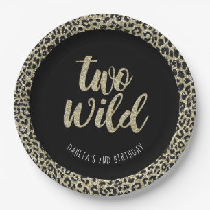 Papel Prato de festa Leopardo Two Wild