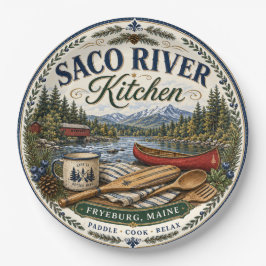 Papel Prato de Melamina Saco River Fryeburg Maine Cozinh