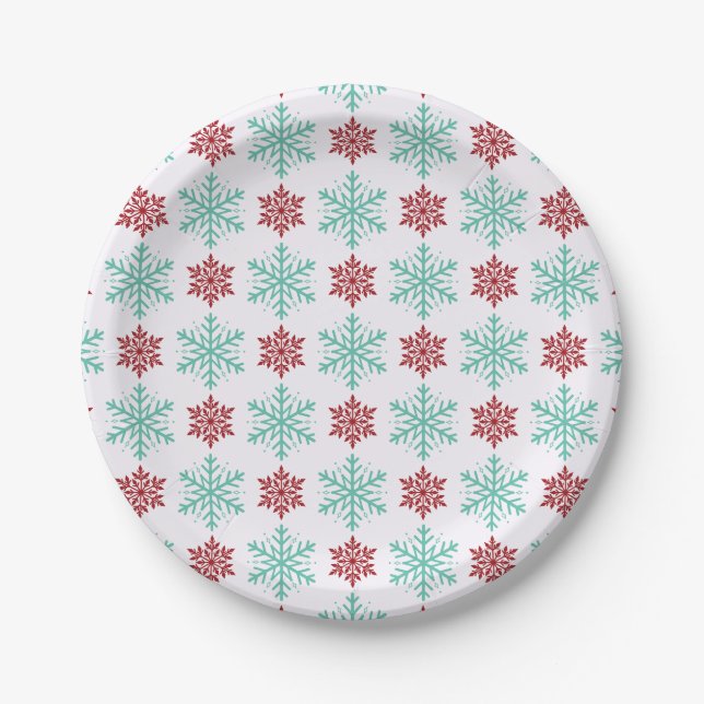 Papel Prato de Papel-Louça de Natal (Frente)