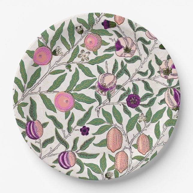 PAPEL PRATO DE PAPEL: WILLIAM MORRIS : POMEGRANATOS (Frente)