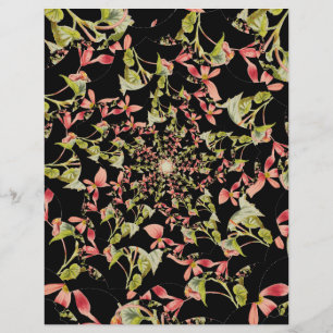 Papel preto begônico verde-claro cor rosa
