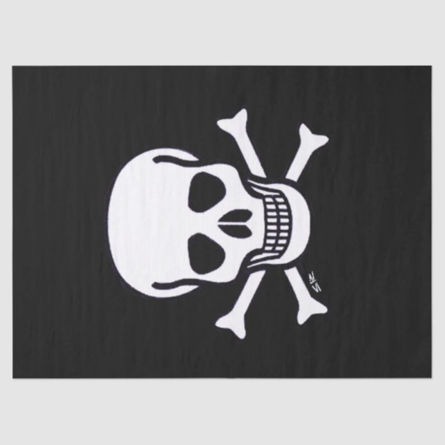 Papel preto n Ossos (Frente )