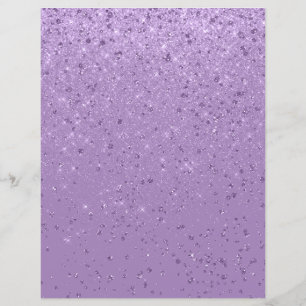 Papel Purpura Brilhante Glitter Scrapbook