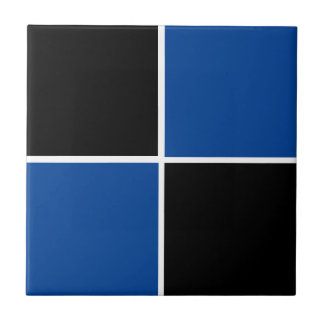 Papel quadrado legal preto e azul, forma quadrada,