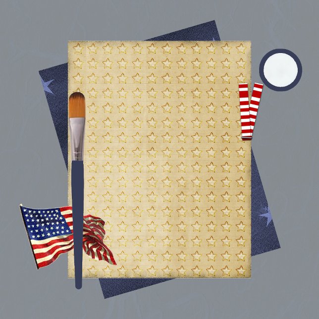 Papel Scrapbooi de 4 de Julho (Criador carregado)