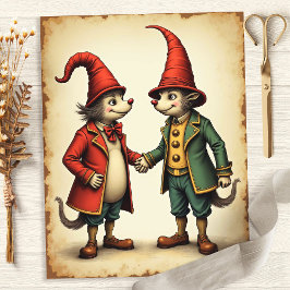 Papel Scrapbook Alice Gnominos Caprichosos