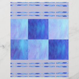 Papel Scrapbook Blue Sky Tiles Página 2 Lados