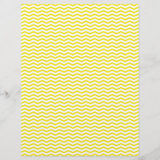 Papel Scrapbook Chevron Amarelo/Zig Zag