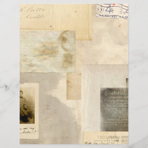 Papel Scrapbook de Diário de perda de imagem em re