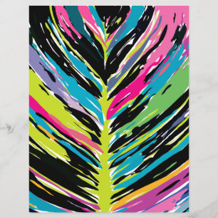 Papel Scrapbook de Folha Tropical de abstrato Mult