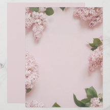 Papel scrapbook de lilases rosa pastel suave