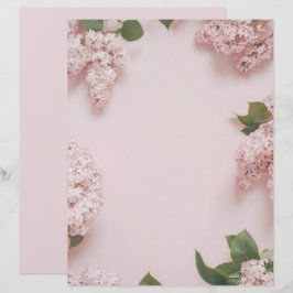 Papel scrapbook de lilases rosa pastel suave