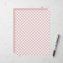Papel Scrapbook de Xadrez de Sombreado Rosa