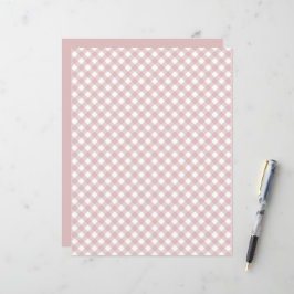Papel Scrapbook de Xadrez de Sombreado Rosa