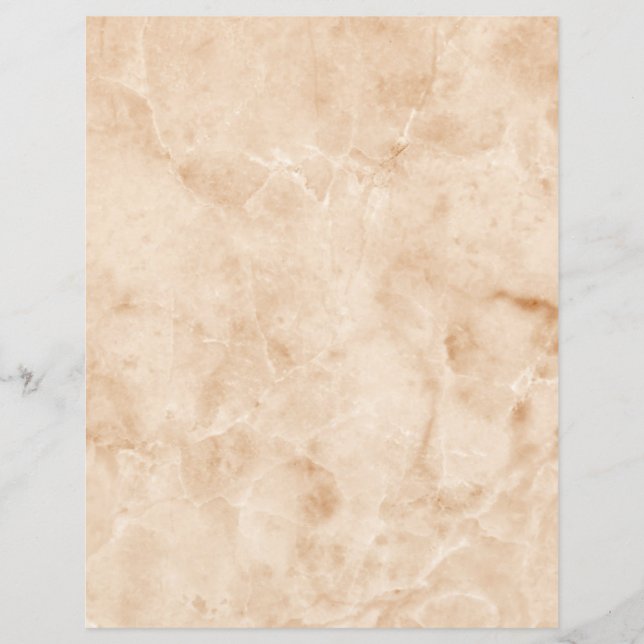 Papel Scrapbook do Artesanato Beige Marble (Frente)