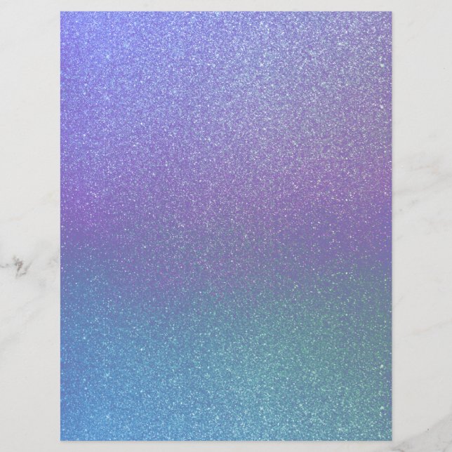 Papel Scrapbook Do Shimmer De Ombre Iridescente (Frente)