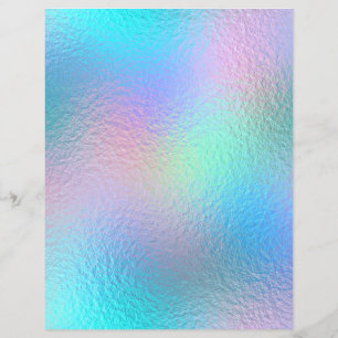 Papel Scrapbook Faux Faux Iridescente 40