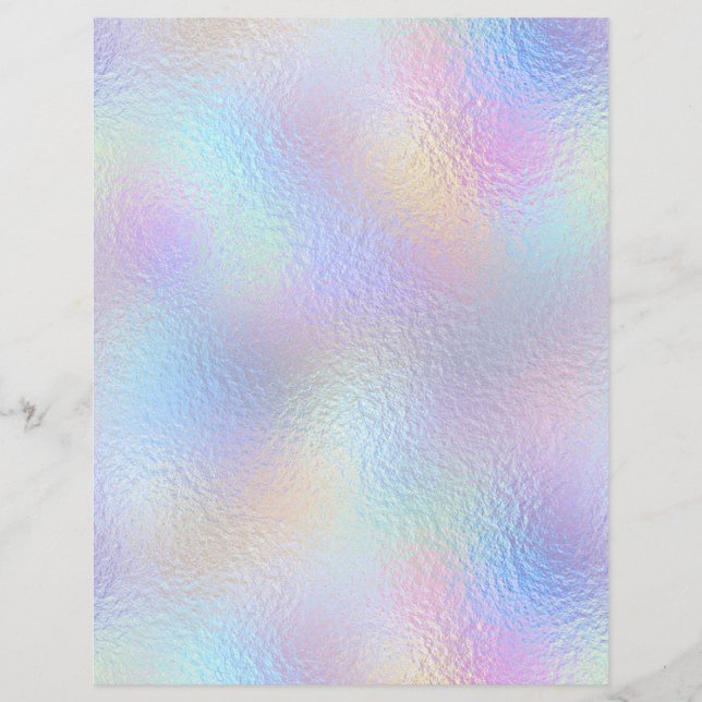 Papel Scrapbook Faux Faux Iridescente 47 (Frente)