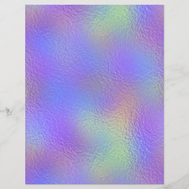 Papel Scrapbook Faux Faux Iridescente 79 (Frente)