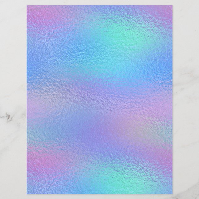 Papel Scrapbook Faux Faux Iridescente No. 27 (Frente)