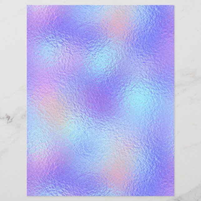 Papel Scrapbook Faux Faux Iridescente No. 78 (Frente)