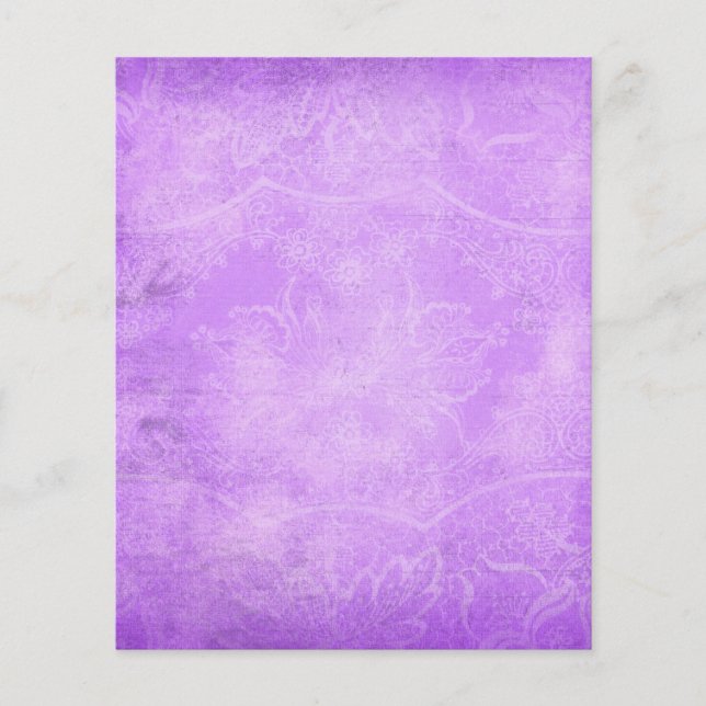 Papel Scrapbook Lilac & Purple Aged (Frente)