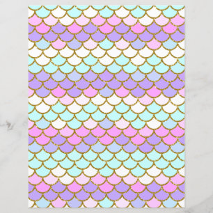 Papel Scrapbook Multicolor Scalid